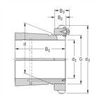 SKF OH 39/500 HE Adapter Sleeve