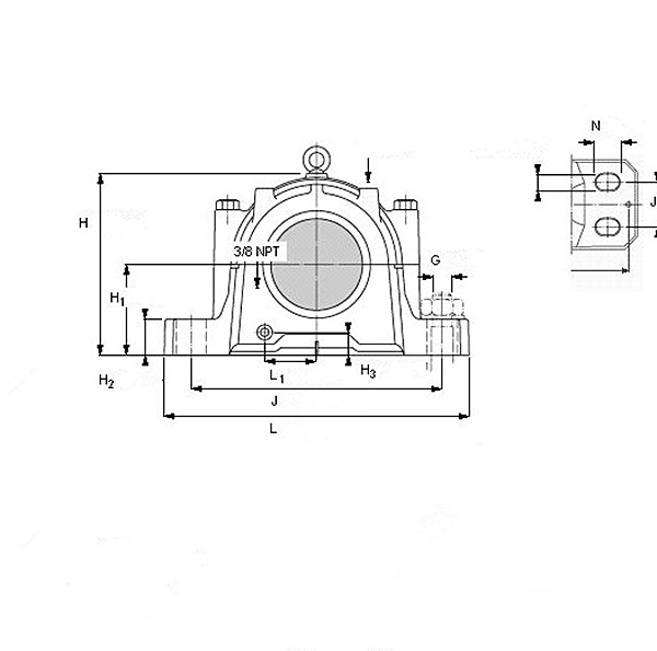 SKF SAW 23228  Housing
