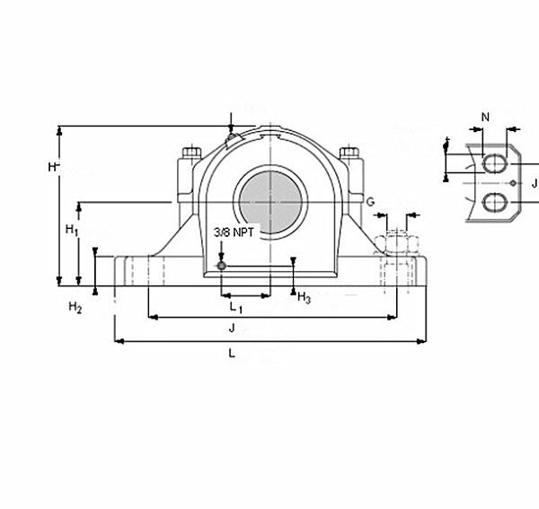 SKF SDAF 23096  Housing