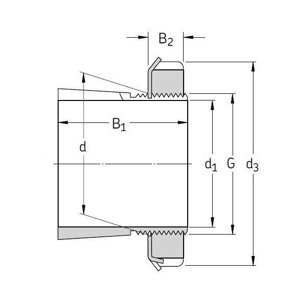 SKF H 204 Adapter Sleeve